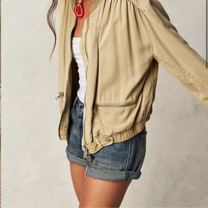 NWOT We The Free Siren Bomber Jacket